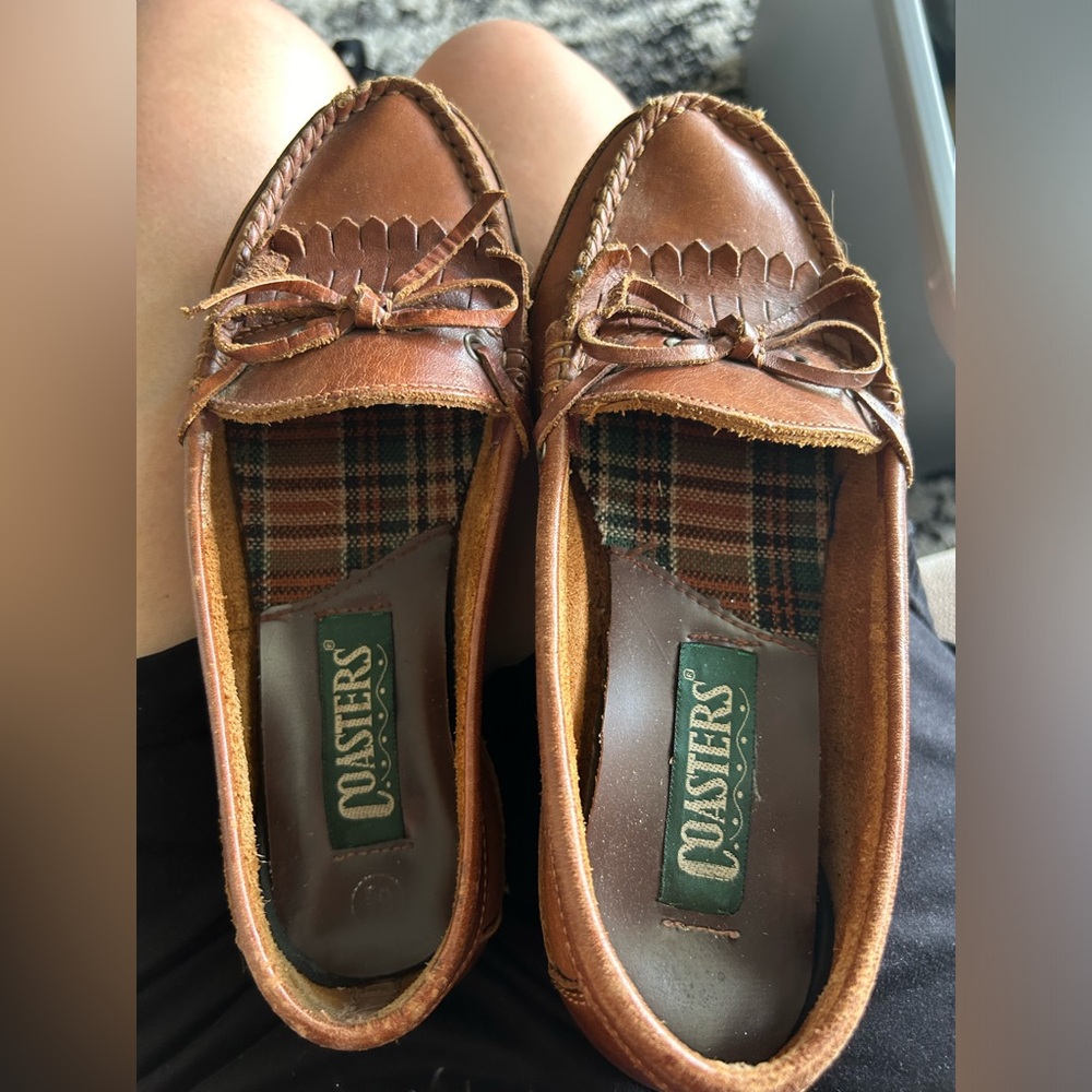 Vintage moccasin loafers in women 6.5